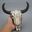 Resin Longhorn Cow Skull Head Wall Hanging Decor 3D Animal Wildlife Sculpture Figurines Crafts Horns Home Halloween Decor Gift