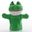 1pcs 25cm Hand Puppet Frog Animal Plush Toys Baby Educational Hand Puppets Story Pretend Playing Dolls for Kids Children Gifts