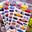 10pcs Original Disney Pixar Cars Sticker Toy Lightning McQueen Jackson Black Storm Bubble Stickers Personality Graffiti Stickers