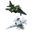 8Pcs/set Airplane Toy Model Pull Back Warplane Helicopter Mini Planes Toys Children Boys Aircraft Diecasts Vehicles Educational