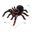 Big Size Toy  Remote Control Simulation tarantula Eyes Shine black RC Spider 4Ch Halloween RC Tricky Prank Scary for party game