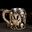 Retro High capacity Mark Cup Nostalgic Beer Cup Stainless Steel Skull Knight Coffee Cup Tea Cup Bar Desk Accessories Decoration