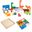 Wooden Toys Baby Building Block toy for children Animal 13pcs Colorful Learning Educational Table Game for Baby Gifts