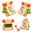 New Wooden Retro Simulation Telephone Shape Digital Learning Blocks Baby Educational Toys Children Phone Pretend Play Puzzle Toy