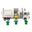 City White Garbage Classification Truck Car 100 Cards Building Blocks Sets Brinquedos Playmobil Educational Toys for Children