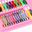 86Pcs/set Pink Blue Children Painting Drawing Brush Set Graffiti Paint Toys Watercolor Pen Art Learning Stationery Box Kids Toy