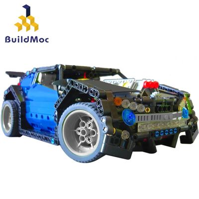 Buildmoc MOC Super Racers Speed Champions Racing Car Desert Rally Racer Model Building Blocks Enlighten Figure Toys Childre