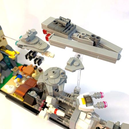 Architecture Star MOC Wars Series Attack Cruiser Building Blocks Bricks Kids Toys Space War Series Christmas Gifts