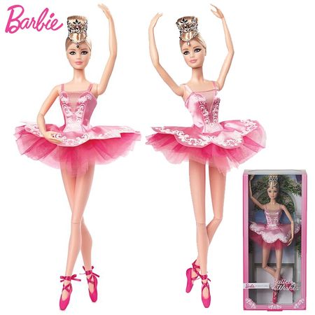 Original Barbie Doll Ballet Wishes Dolls Toys for Girls Barbie Clothes Signature Juguetes Bebe Toys for Children Birthday Gift