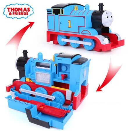 Original Thomas And Friends Large Multi-Function The Station Orbital Suit Diecast Electric Locomotive Boys Birthday Present Toys