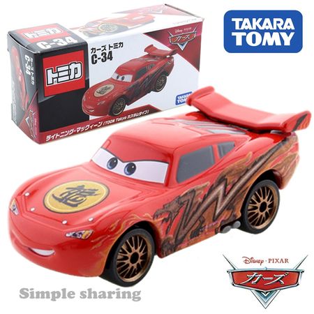 Takara Tomy Cars Tomica C-34 Lightning McQueen Toon Tokyo Custom Disney Pixer