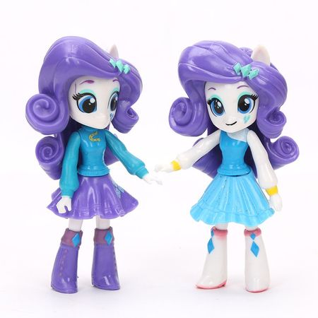 12cm-15cm My Little Pony Toys Friendship Is Magic Pony Figure Set Twilight Sparkle Rainbow Dash Fluttershy Model Doll Dolls toys