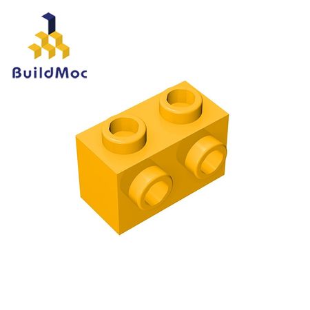 BuildMOC Compatible Assembles Particles 11211 1x2 For Building Blocks DIY LOGO Educational High-Tech Spare Toys