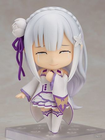 Anime Re : Life in a different world from zero Emilia Kawaii Cute Action Figure Toys 10cm