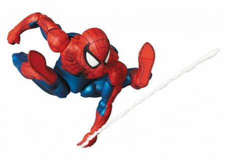 Marvel Spider Man Mafex 075 the Amazing SpiderMan Comic Ver Joints Movable Figure Model Toys 16cm