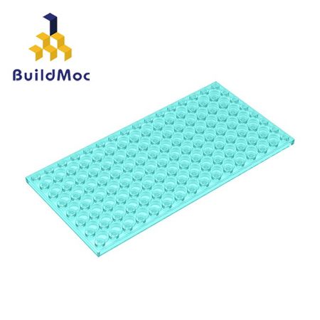 BuildMOC Compatible Assembles Particles 92438 8x16 For Building Blocks DIY story Educational High-Tech Spare Toys