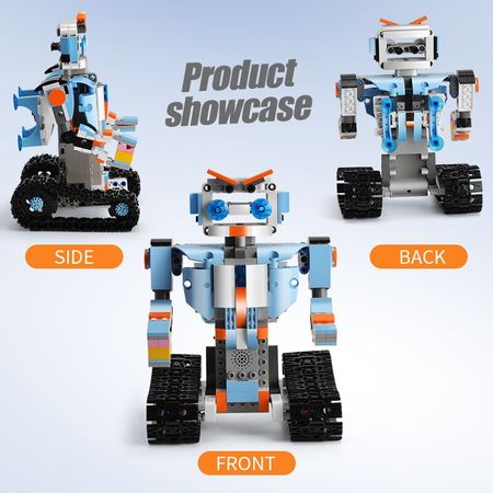 Latest Creative Electric Remote Control Mechanical legoINGlys Building Block Robot Kids Toys Gifts Accompanying Growth