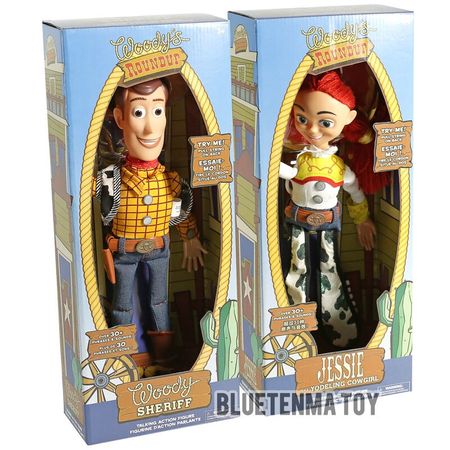 Stuffed Talking Woody  Kid Party Supplies Decoration Gift Woody Sheriff And Jessie Singing Talking  Woody Doll