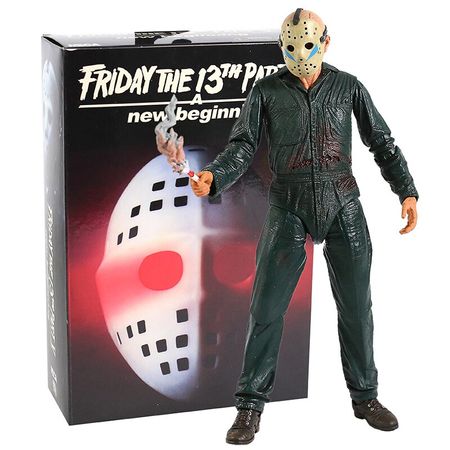 NECA Horror Friday the 13th Jason Ultimate Part 5 Roy Burns Action Figure Toy Dolls Christmas Gift