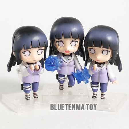 3 Pcs/set Naruto Hyuuga Hinata Figure Action  PVC Collectible Model Toy