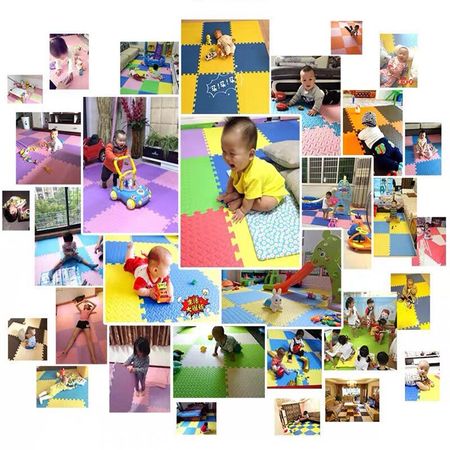 10/24PCS Child Carpet EVA Foam Mat Kids Mat Puzzles Soft Floor Play Mat Toys For Children Jigsaw Mats Baby Gym Tapete Infantil