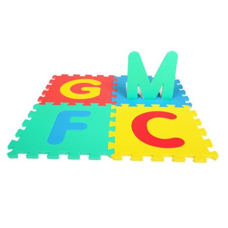 26Pcs/set 30*30cm Cartoon English Alphabet Pattern Baby Crawling Mat Puzzle Toys For Kid EVA Foam Yoga Letter Mats Learning Toy