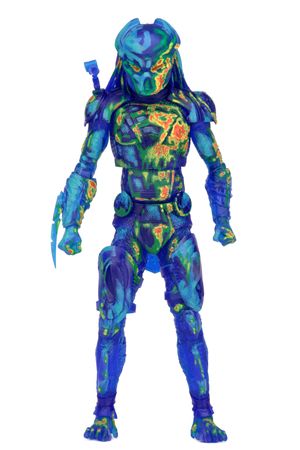 NECA the Predators Thermal Vision Fugitive Predator PVC Action Figure Collectible Model Toy