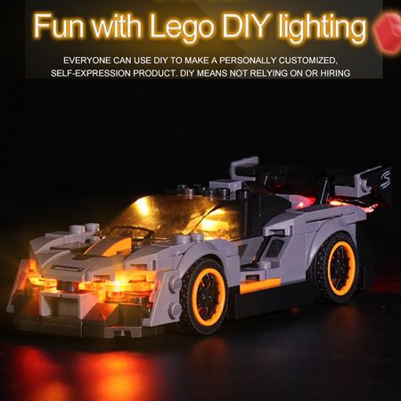 Vonado LED Light Kit Technic Fit Lego 75892 75895 75890 Speed Champion Senna Building Blocks for Light Up Your Toy (only Light )