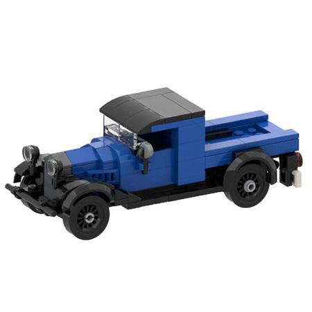 Buildmoc CHEVY PICKUP 1930 Technic Car Racer MOC Truck DIY Building Blocks Model Tech Toys For Children Fit Lepining