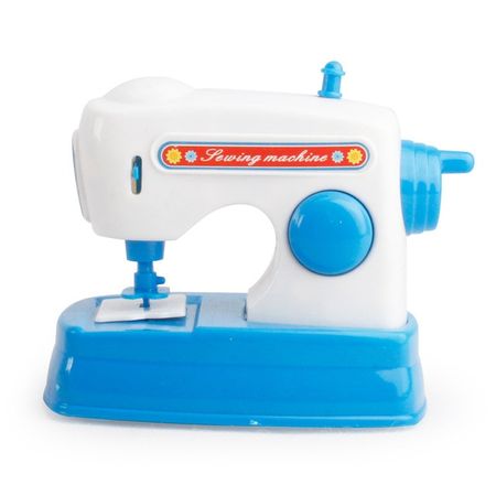 Blue sewing machine