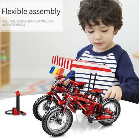 Sembo Block Technic Building Blocks Set Finger Bicycle Constructor Toys for Children Models to Build Adults Bricks