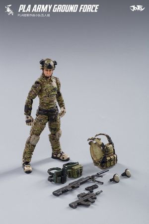 JOYTOY 1/18  JT0111 10.5cm Solider PLA Army Combat Team Male Action Figure Model