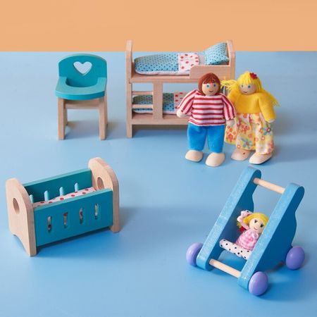 Kits Assembly Doll House Manual Wooden Dollhouse Furniture DIY Miniature 3D Kids' Birthday Gifts Parent-child Role-playing Game