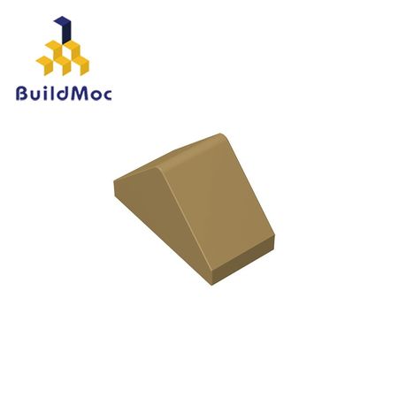 BuildMOC 3044 Slope 45 2 x 1 Double For Building Blocks Parts DIY Educational Tech Parts Toys