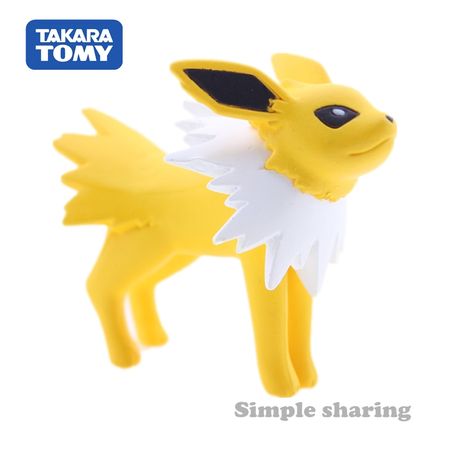 Takara Tomy Tomica Pokemon Go Figures Jolteon Puppet Pocket Monster Moncolle EX60 Diecast Miniature Fox Model Hot Kids Toys