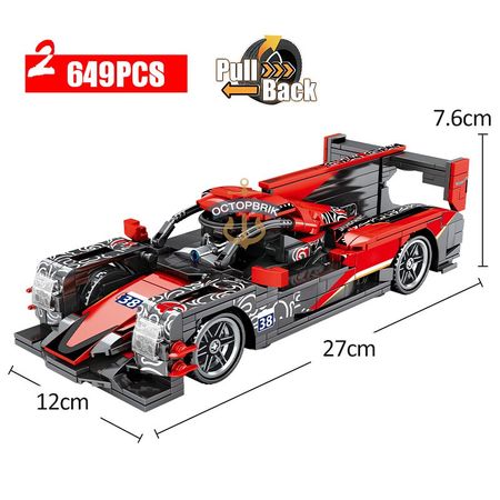 WEC Creator RC Fit Lego F1 Raching Car Building Blocks Le Mansed 1:14 MOC Technic Remote Control Vehicle Bricks Toys