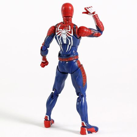 Avengers SHF Spider Man Upgrade Suit PS4 Game Edition SpiderMan PVC Action Figure Collectable Model Toy Doll Gift