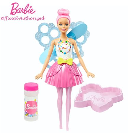 Barbie DreamTopia Toy Fairy Princess Bubble Doll Toy 2 Style Funny Outside Playing Toy Burbuja de juguete For Birthday Gift