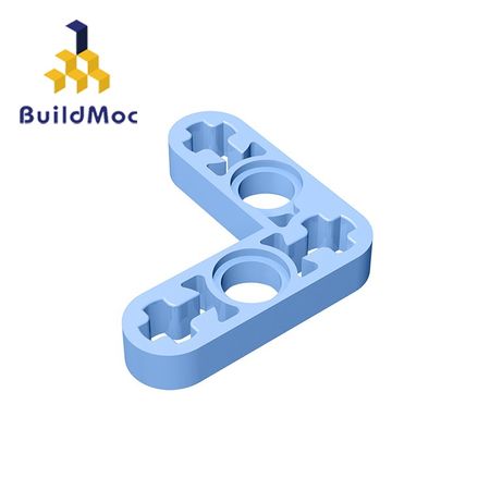 BuildMOC Compatible Assembles Particles 32056 Liftarm 3x3 L-Shape For Building Blocks Parts DIY LOGO Educational Tech Toys