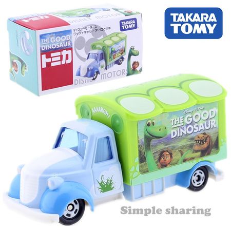 Takara Tomy Tomica Disney Series Anime Figure Car Woody Alien Buzz Lightyear Pop Diecast Baby Toys Funny Kids Bauble