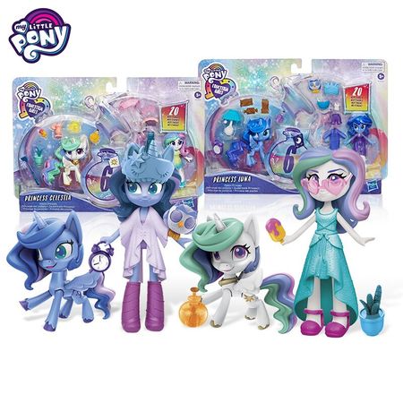 My Little Pony Friendship Is Magic Gift Set Rarity Rainbow Combination Girl Princess Doll Action Mini Figure Toys for Children
