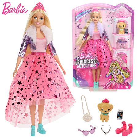 Original Barbie Dolls Pet Dog Set Princess Assortment Toys for Girls Children Birthday Gifts Toys Kid Bonecas Baby Dolls Fashion