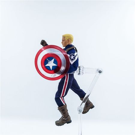 Mezco Captain American Commander Rogers Collectible Figure Model Toys