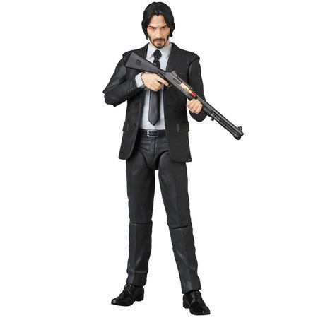 Mafex 085 John Wick with Dogs PVC Collectible Joints Moveable Action Figure Toy