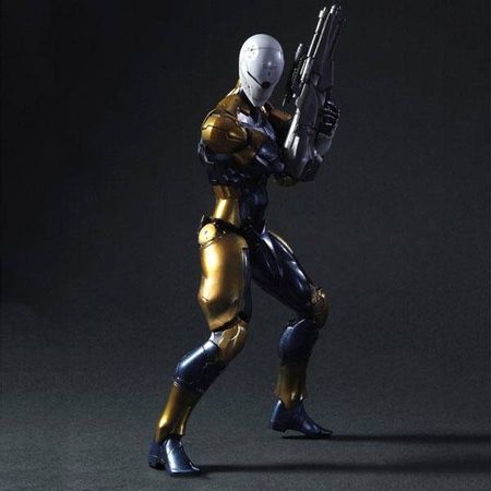 PLAY ARTS 24cm Metal Gear Solid Gray Fox Action Figure Model Toys