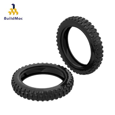 BuildMOC 11957 Tire 100.6mm D. Motorcycle For Building Blocks Parts DIY LOGO Educational Tech Parts Toys