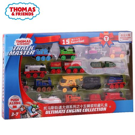 Trackmaster Thomas & Friends Ultimate Collection 15 Metal Engines Train Play Diecast Car Railway Motorized Track Playset Toys