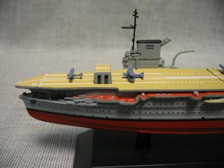 1:1100 1939 Aircraft Carrier USS Bearn Warship Model