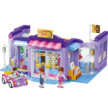 Princess Series Models Building Blocks Compatible Legoed Girls Club Ferris Wheel Girls Model Bricks Toys Christmas Gifts