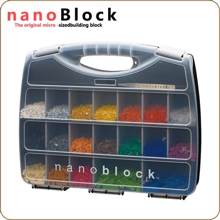 Nano Block Storage Case Kawada NB-035 Nanoblock Sorting Storage Box (59mm X 38mm X 31mm)